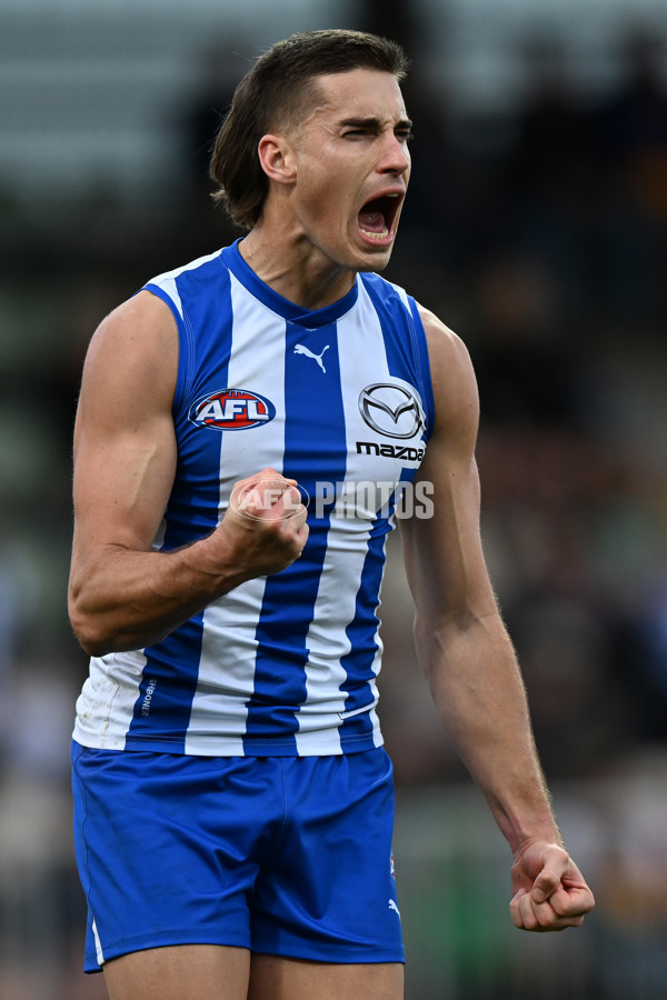 AFL 2024 Round 22 - North Melbourne v West Coast - A-52649923