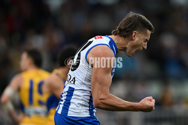 AFL 2024 Round 22 - North Melbourne v West Coast - A-52649926