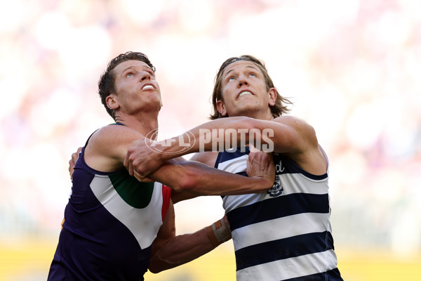 AFL 2024 Round 22 - Fremantle v Geelong - A-52649983