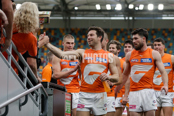 AFL 2024 Round 22 - Brisbane v GWS - A-52651136