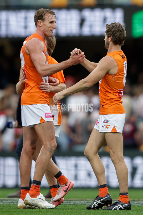 AFL 2024 Round 22 - Brisbane v GWS - A-52651144