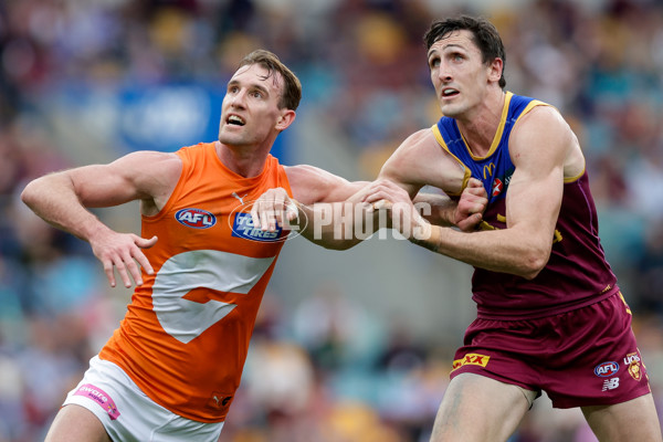 AFL 2024 Round 22 - Brisbane v GWS - A-52651189