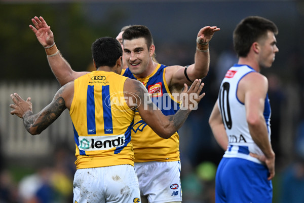 AFL 2024 Round 22 - North Melbourne v West Coast - A-52652835