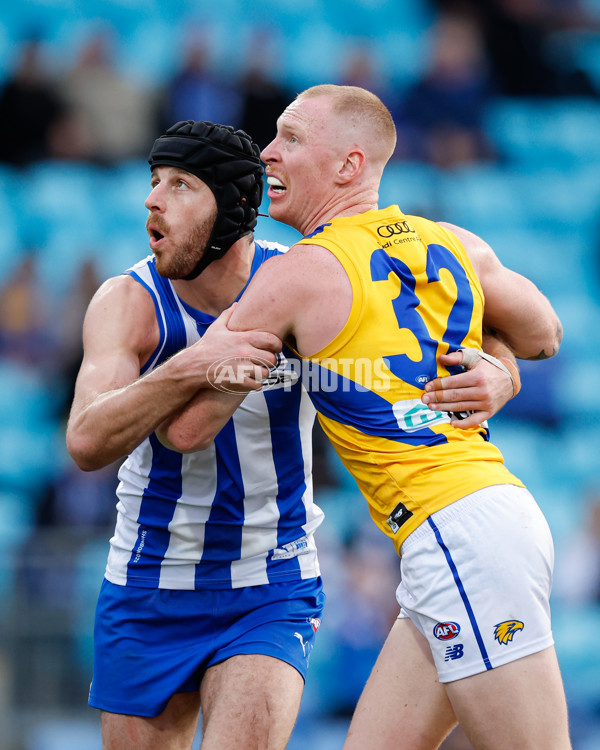 AFL 2024 Round 22 - North Melbourne v West Coast - A-52652903