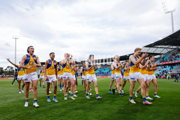 AFL 2024 Round 22 - North Melbourne v West Coast - A-52653074