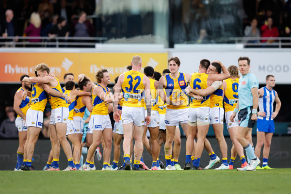 AFL 2024 Round 22 - North Melbourne v West Coast - A-52653078