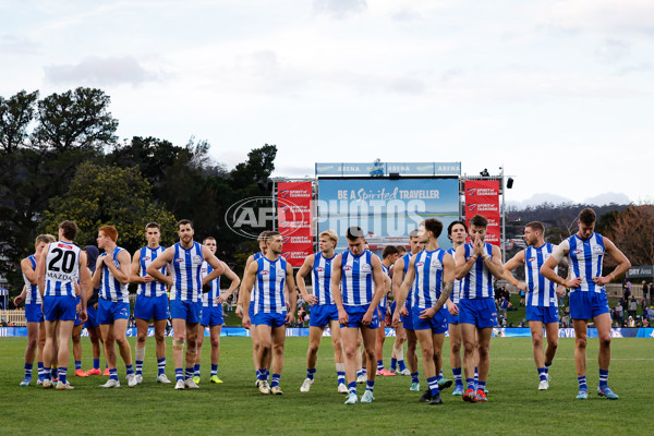 AFL 2024 Round 22 - North Melbourne v West Coast - A-52655318
