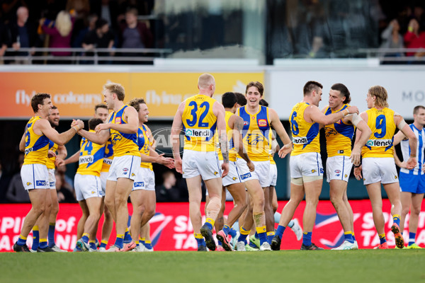 AFL 2024 Round 22 - North Melbourne v West Coast - A-52655325