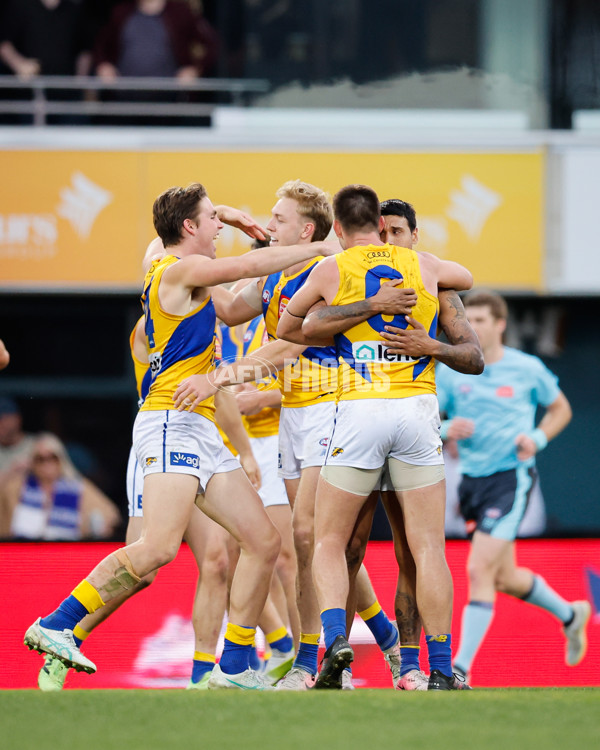 AFL 2024 Round 22 - North Melbourne v West Coast - A-52655328