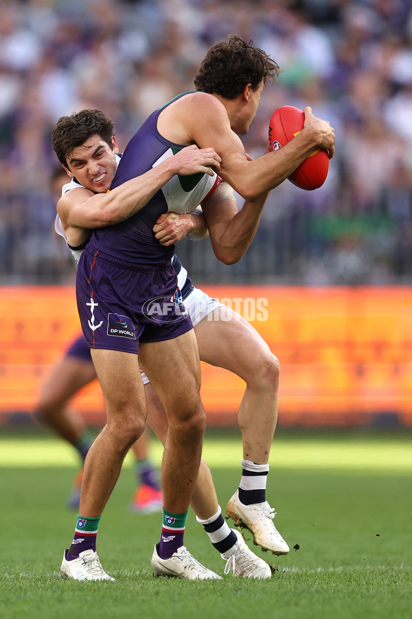 AFL 2024 Round 22 - Fremantle v Geelong - A-52658439