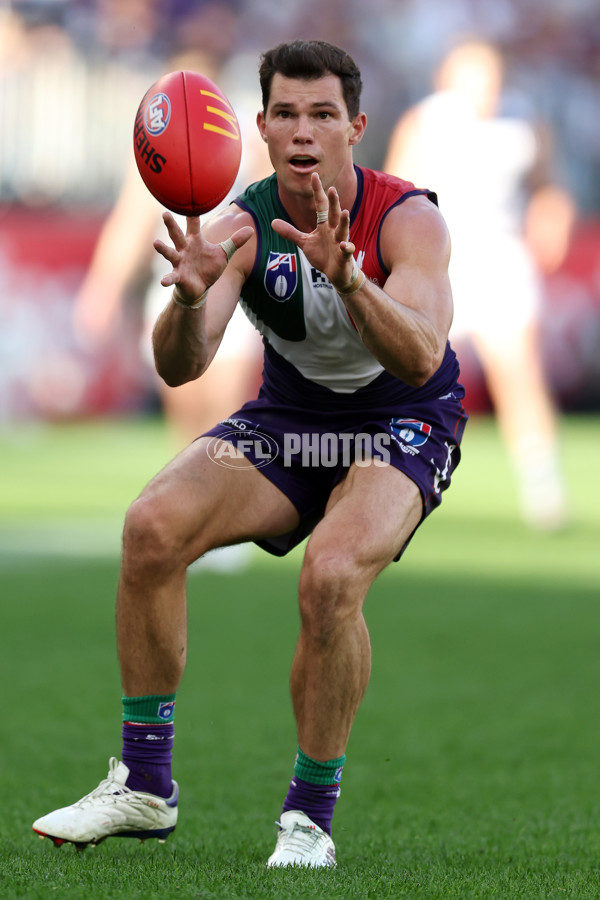 AFL 2024 Round 22 - Fremantle v Geelong - A-52658446