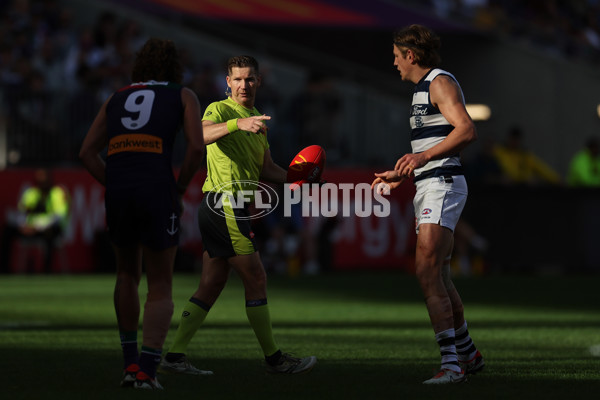 AFL 2024 Round 22 - Fremantle v Geelong - A-52658448