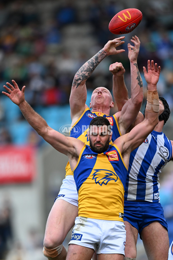 AFL 2024 Round 22 - North Melbourne v West Coast - A-52661272