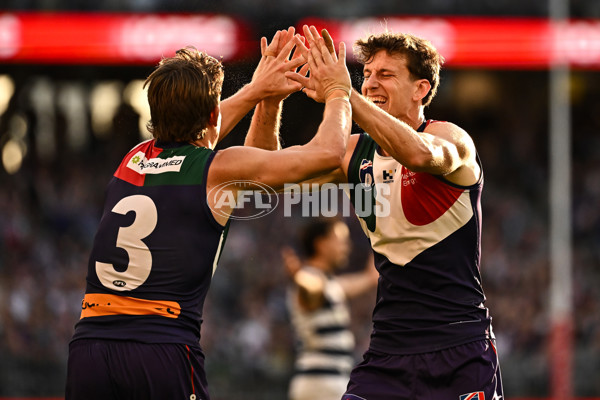 AFL 2024 Round 22 - Fremantle v Geelong - A-52665039