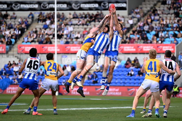 AFL 2024 Round 22 - North Melbourne v West Coast - A-52665098