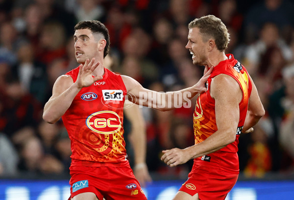 AFL 2024 Round 22 - Essendon v Gold Coast - A-52665106