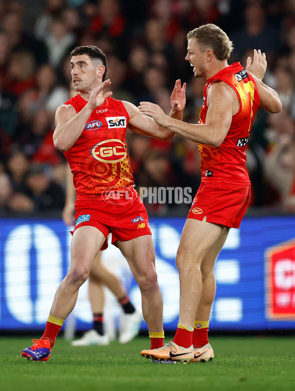 AFL 2024 Round 22 - Essendon v Gold Coast - A-52665107