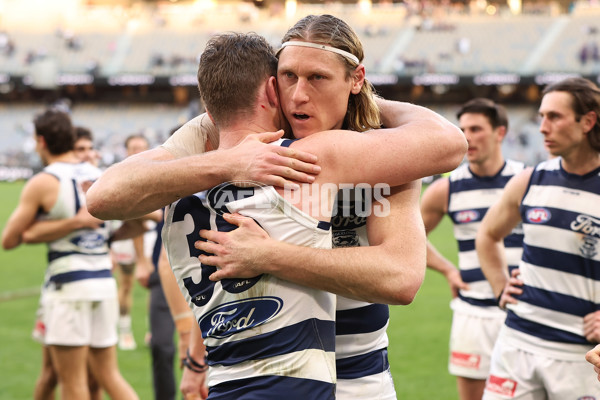 AFL 2024 Round 22 - Fremantle v Geelong - A-52666498