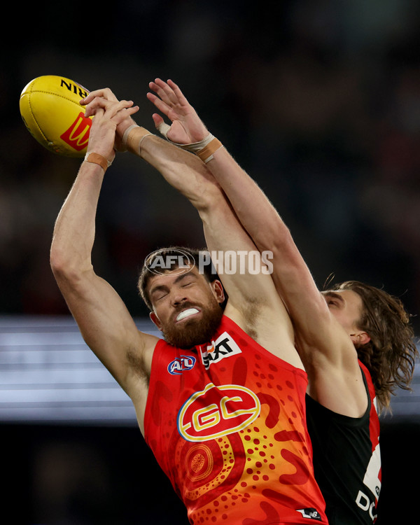 AFL 2024 Round 22 - Essendon v Gold Coast - A-52666520