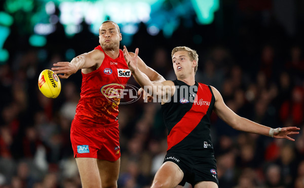 AFL 2024 Round 22 - Essendon v Gold Coast - A-52666526