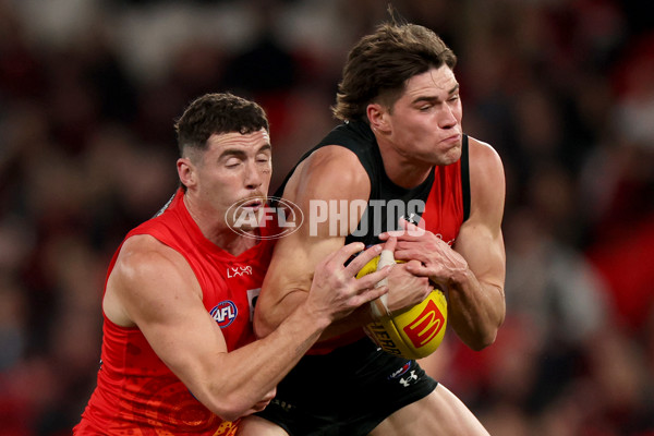 AFL 2024 Round 22 - Essendon v Gold Coast - A-52671912