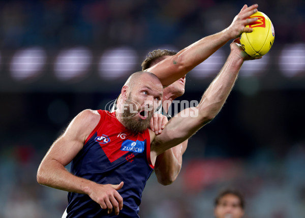 AFL 2024 Round 22 - Melbourne v Port Adelaide - A-52671947