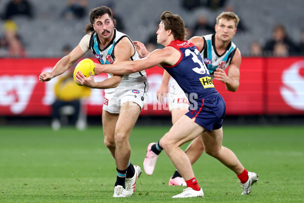 AFL 2024 Round 22 - Melbourne v Port Adelaide - A-52672000