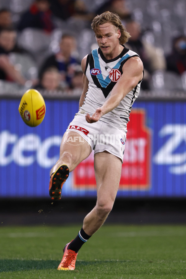 AFL 2024 Round 22 - Melbourne v Port Adelaide - A-52672955