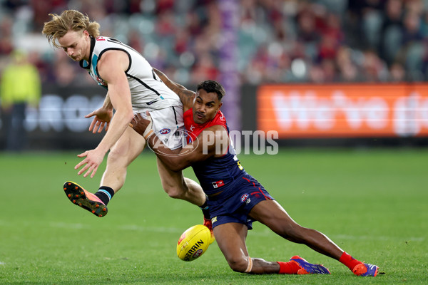 AFL 2024 Round 22 - Melbourne v Port Adelaide - A-52672982