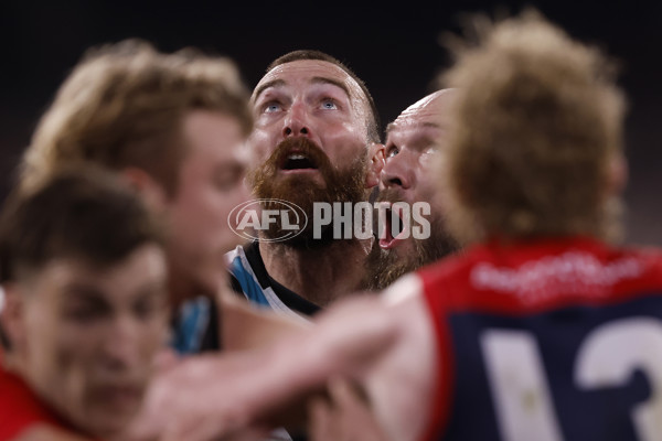 AFL 2024 Round 22 - Melbourne v Port Adelaide - A-52674736