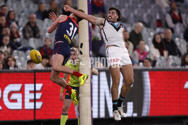 AFL 2024 Round 22 - Melbourne v Port Adelaide - A-52674783