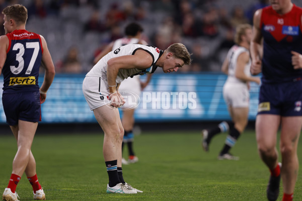 AFL 2024 Round 22 - Melbourne v Port Adelaide - A-52675551