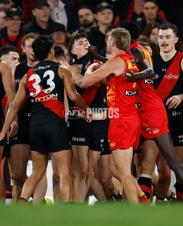 AFL 2024 Round 22 - Essendon v Gold Coast - A-52675574