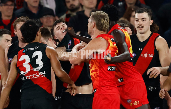 AFL 2024 Round 22 - Essendon v Gold Coast - A-52675575