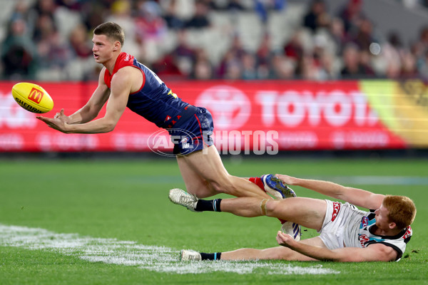 AFL 2024 Round 22 - Melbourne v Port Adelaide - A-52675616