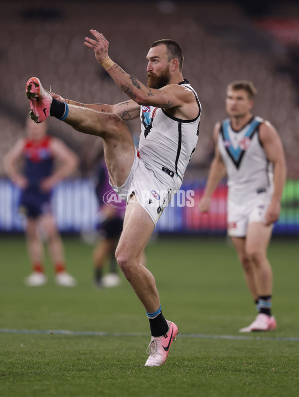 AFL 2024 Round 22 - Melbourne v Port Adelaide - A-52677484