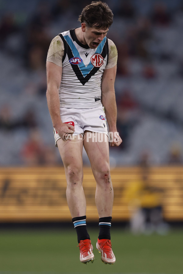 AFL 2024 Round 22 - Melbourne v Port Adelaide - A-52677497