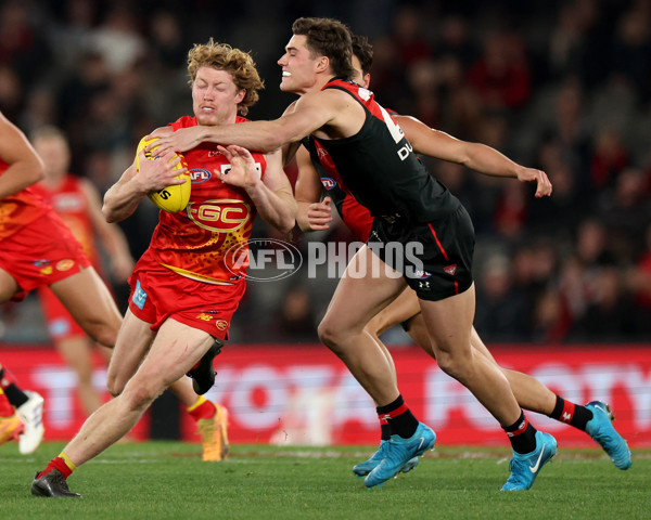 AFL 2024 Round 22 - Essendon v Gold Coast - A-52677534