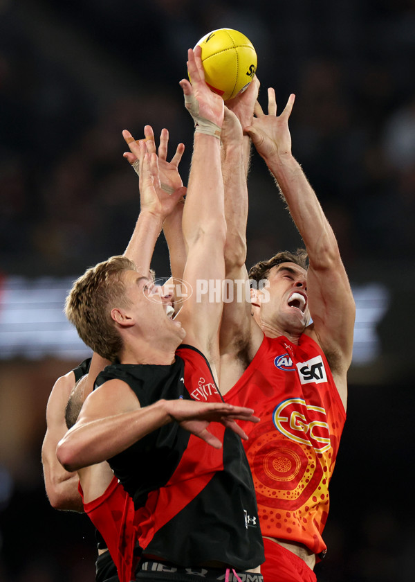 AFL 2024 Round 22 - Essendon v Gold Coast - A-52678212