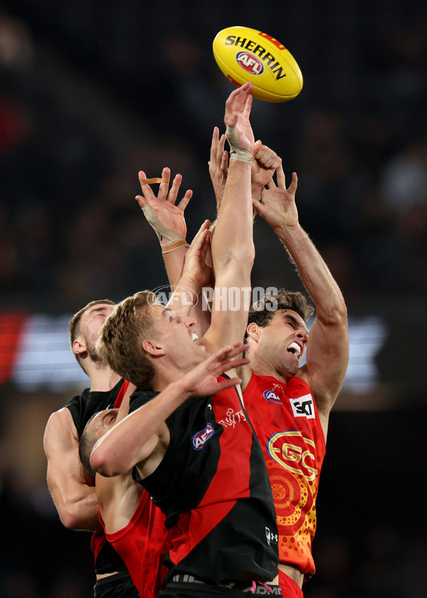 AFL 2024 Round 22 - Essendon v Gold Coast - A-52678213