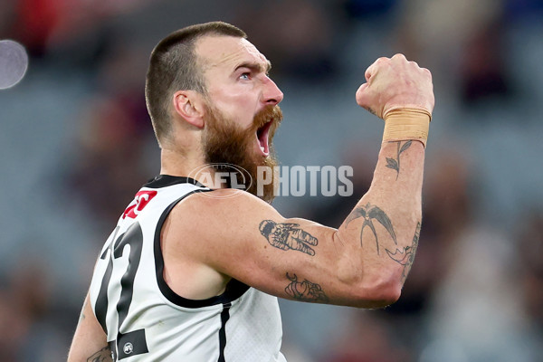 AFL 2024 Round 22 - Melbourne v Port Adelaide - A-52680395