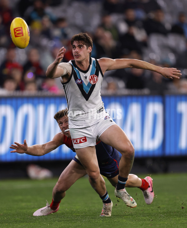 AFL 2024 Round 22 - Melbourne v Port Adelaide - A-52680439