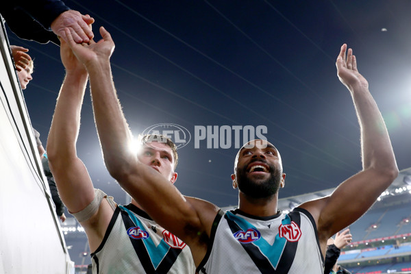 AFL 2024 Round 22 - Melbourne v Port Adelaide - A-52680482