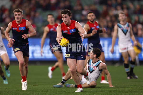 AFL 2024 Round 22 - Melbourne v Port Adelaide - A-52680723