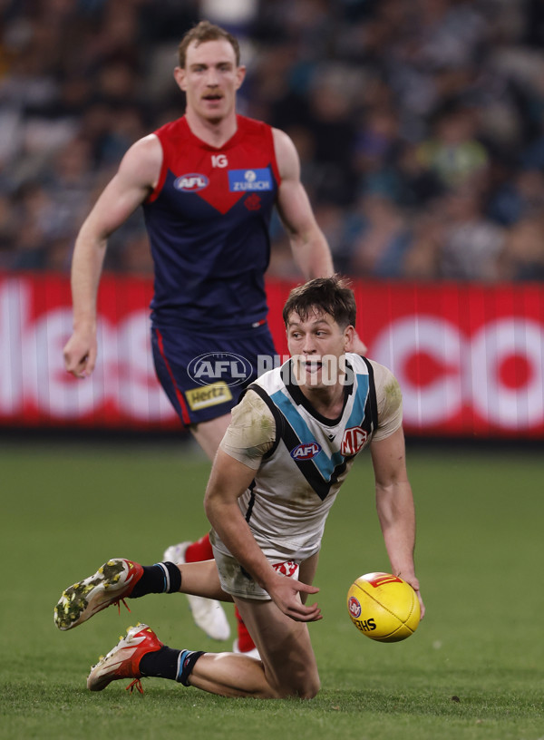 AFL 2024 Round 22 - Melbourne v Port Adelaide - A-52680729