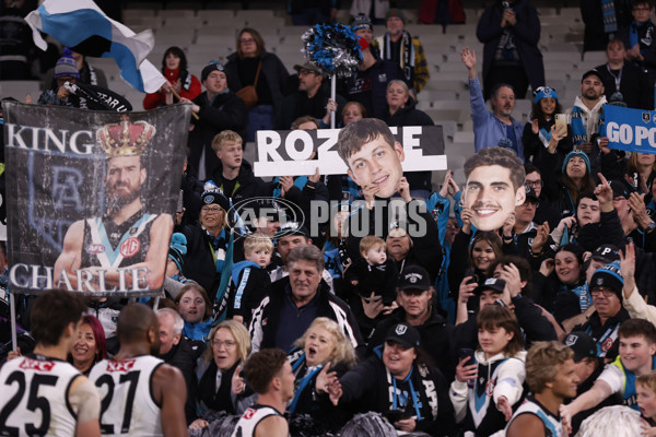 AFL 2024 Round 22 - Melbourne v Port Adelaide - A-52680763