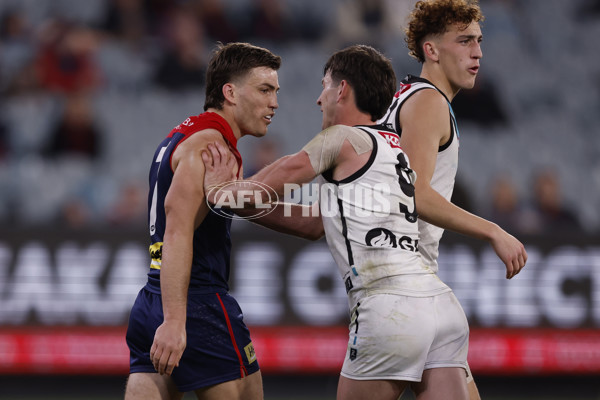 AFL 2024 Round 22 - Melbourne v Port Adelaide - A-52683226