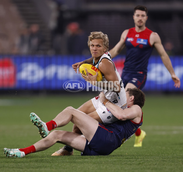 AFL 2024 Round 22 - Melbourne v Port Adelaide - A-52683232