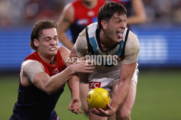 AFL 2024 Round 22 - Melbourne v Port Adelaide - A-52683234