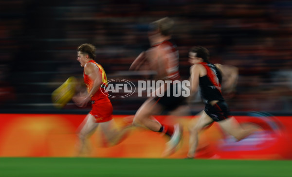 AFL 2024 Round 22 - Essendon v Gold Coast - A-52685678